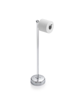 PIANTANA PORTA ROTOLO "MINU" CROMO, H61 CM